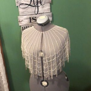 Art Deco Beaded Caplet Accessory